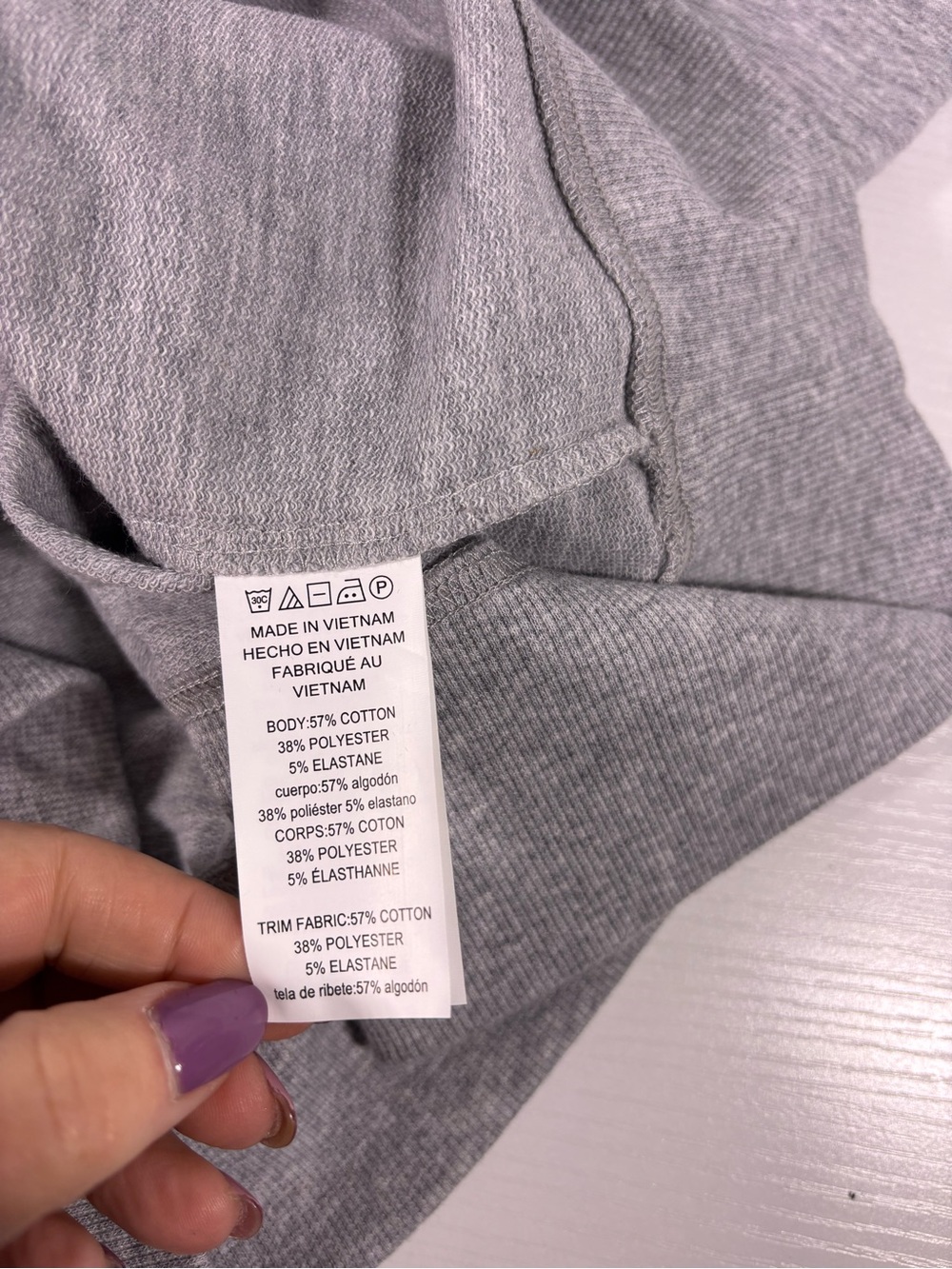 NWT Michael Kors Hoodie Dress Gray MK Logo Sweatshirt Dress Size Medium - Picture 8 of 9